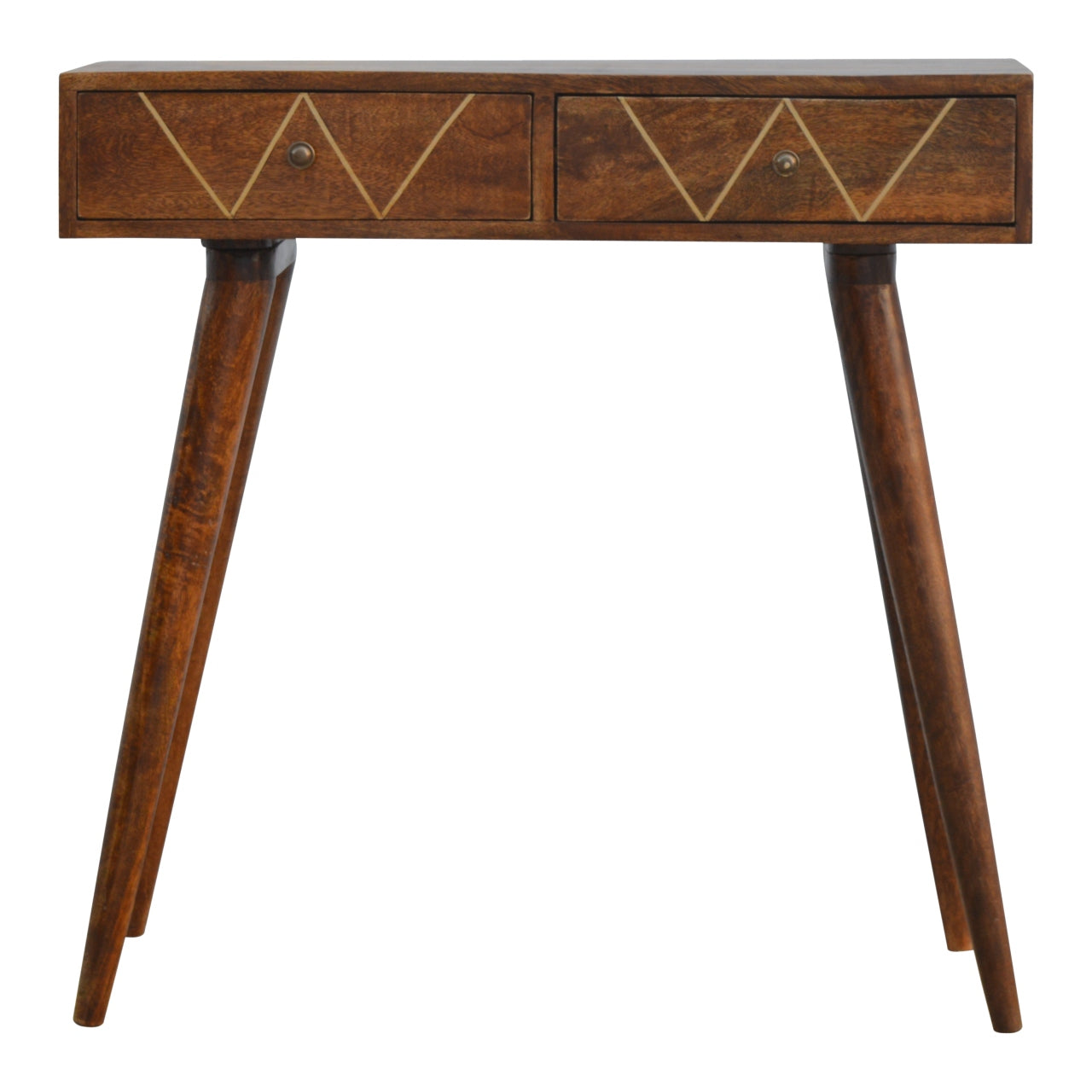 Geometric Brass Console Table by Artisan Furniture