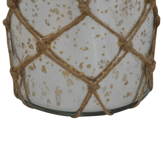 Glass Jar Lantern with Rope by Artisan Furniture