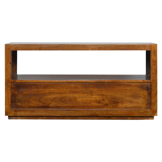 Gold Bar Chestnut TV Unit by Artisan Furniture