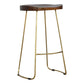 Gold Iron Bar Stool by Artisan Furniture