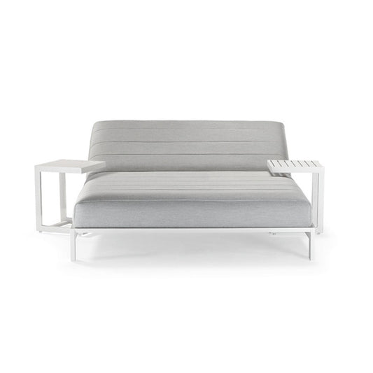 Grattoni Bite Outdoor Aluminium Sunbed with Sunbrella Fabric & Fast-Dry Foam