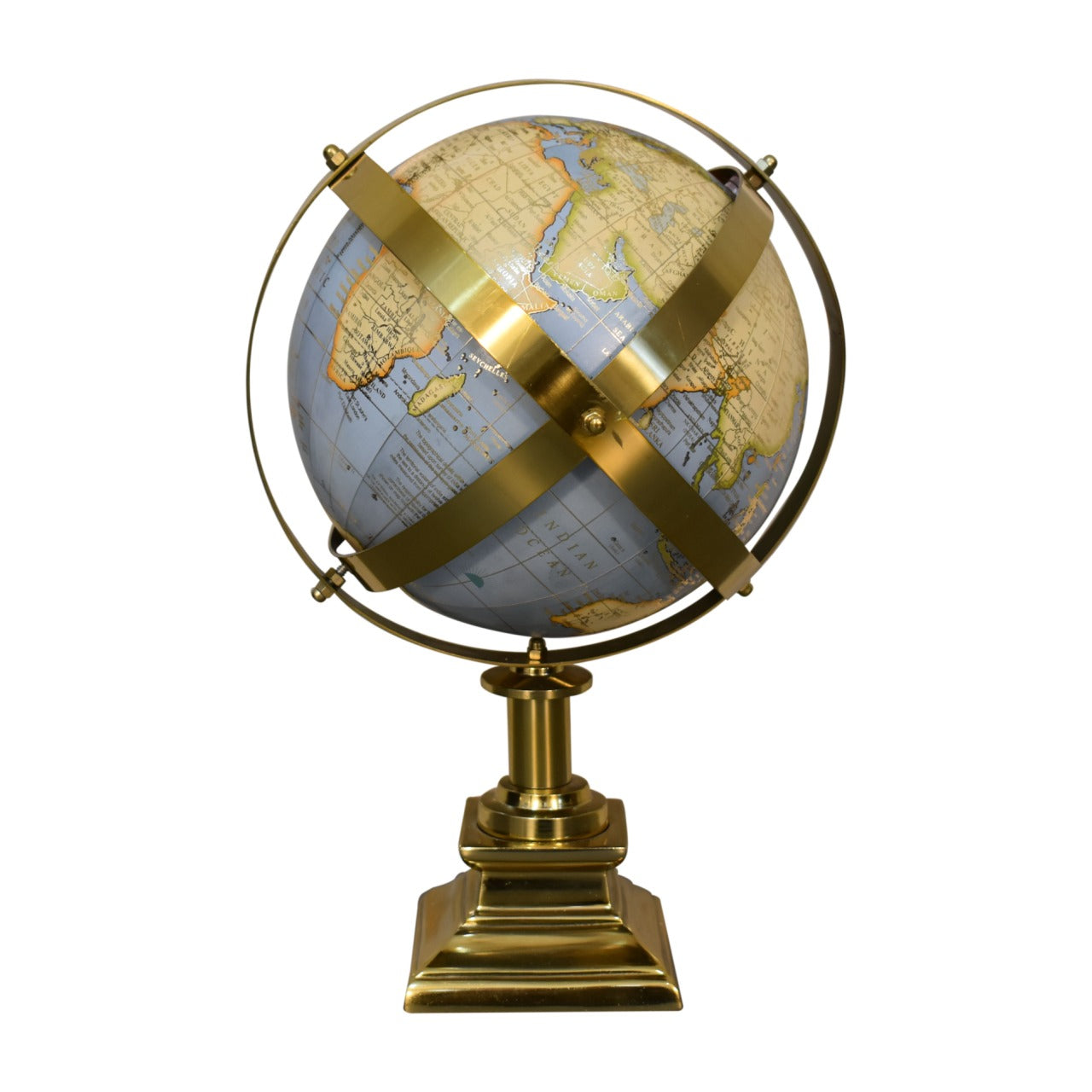 Artisan Grey Globe with Gold Frame