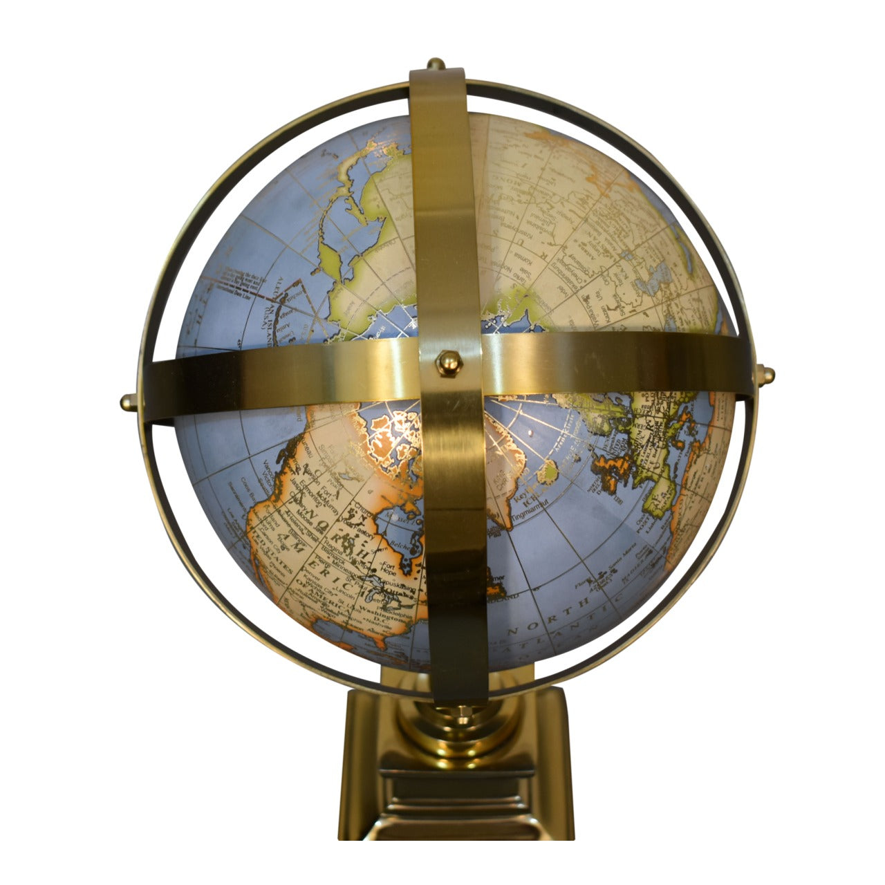 Artisan Grey Globe with Gold Frame