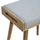 Grey Tweed Tray Style Footstool by Artisan Furniture
