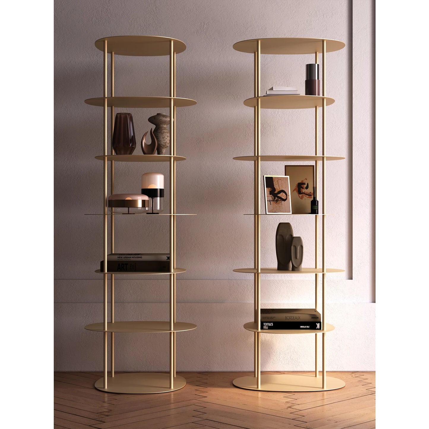 Oasi Freestanding Elegant Bookcase