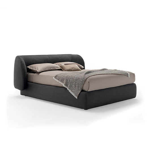 Inemuri Comfortable Upholstered Headboard Bed
