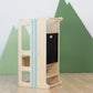 Kid's 5in1 Folding Bus Learning Tower with Chalkboard