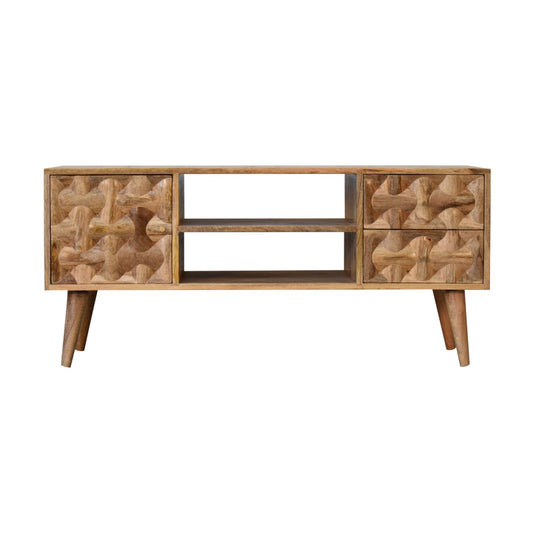 Kita Solid Wood Media Unit