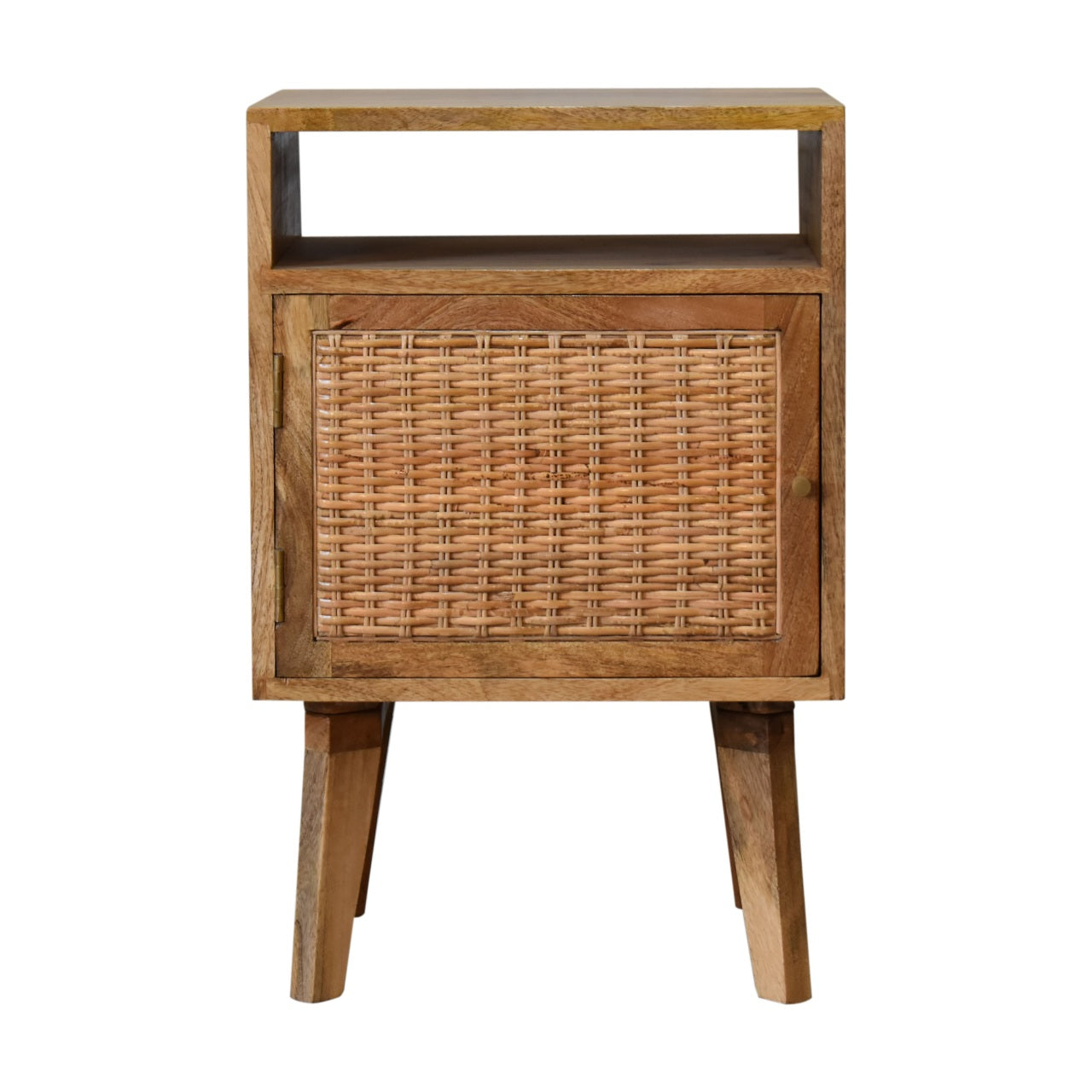 Artisan Knit Door Wooden Bedside