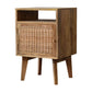 Artisan Knit Door Wooden Bedside