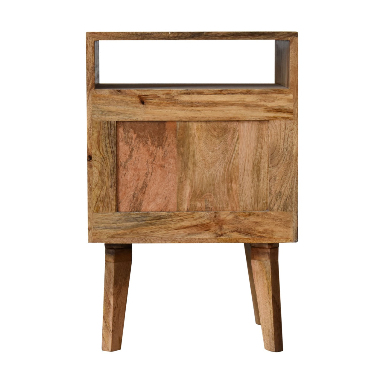 Artisan Knit Door Wooden Bedside