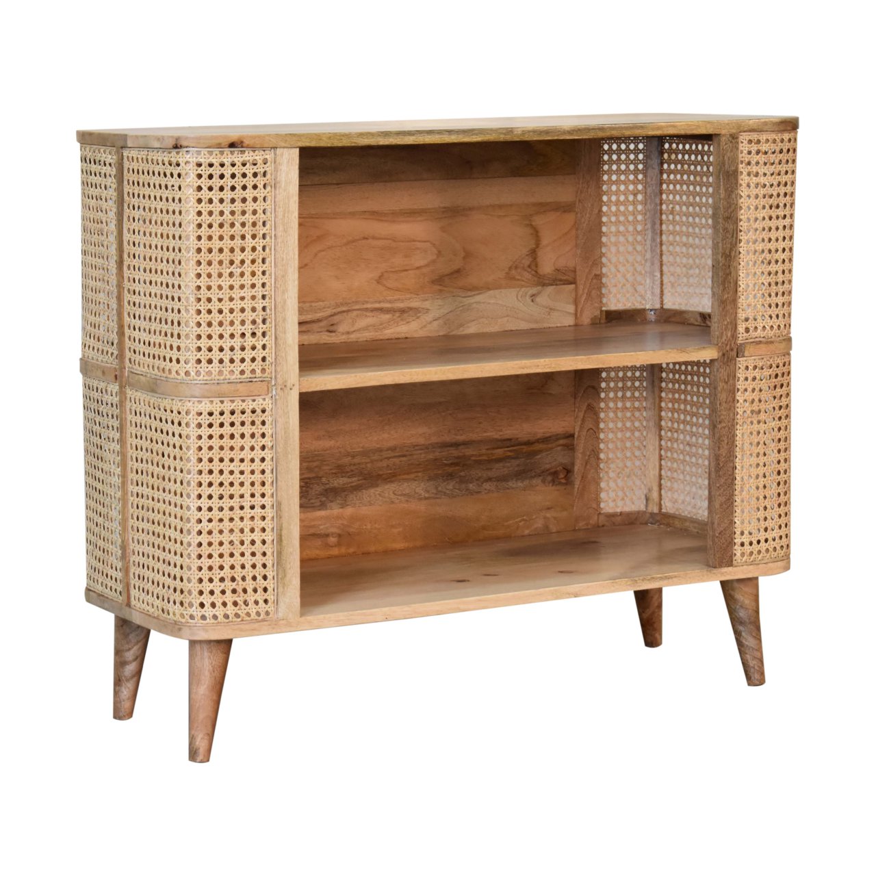 Larissa Solid Wood Open Cabinet
