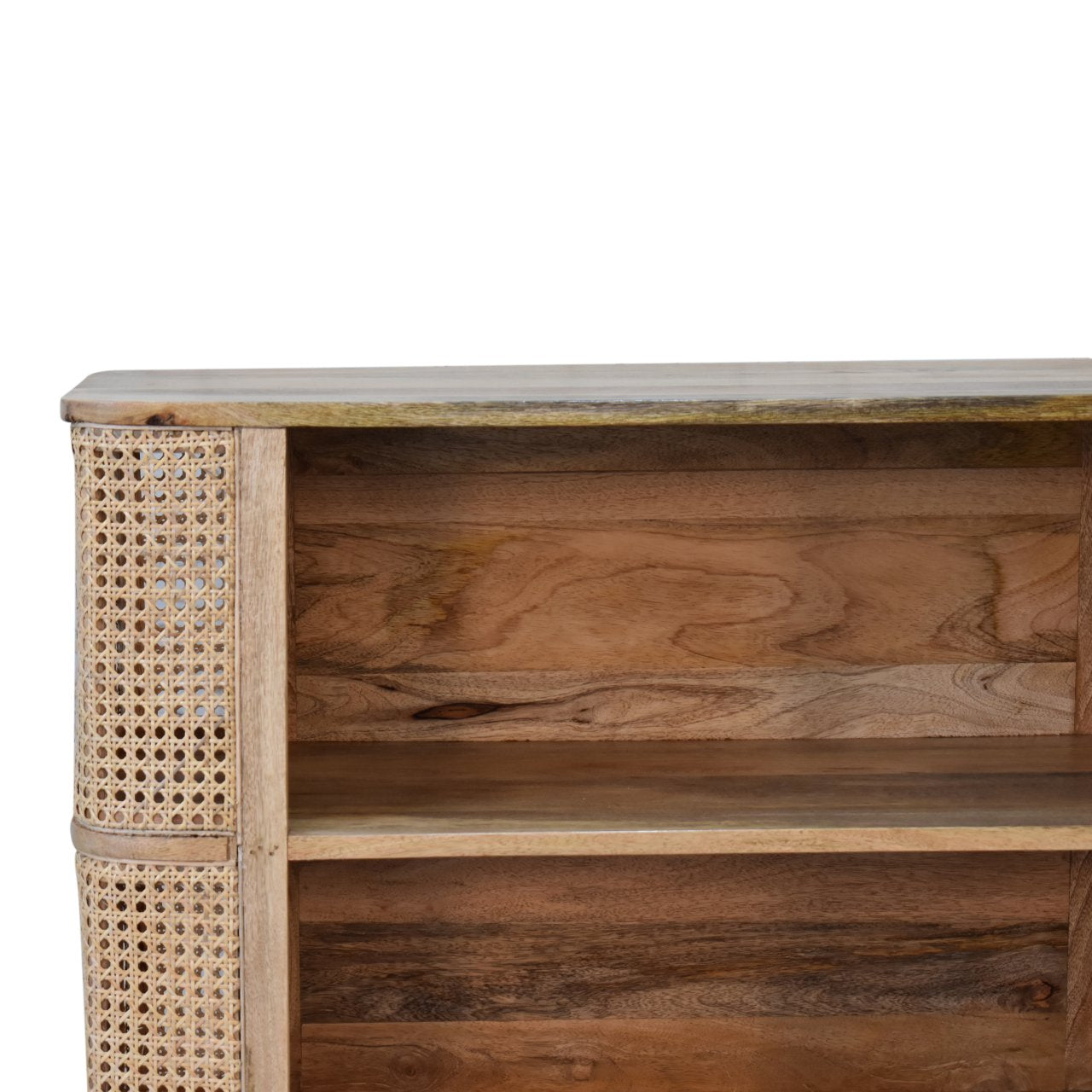 Larissa Solid Wood Open Cabinet