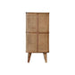 Larissa Solid Wood Open Cabinet