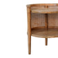 Larissa Solid Wood Round Bedside