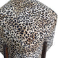 Leopard Solid Wood Footstool