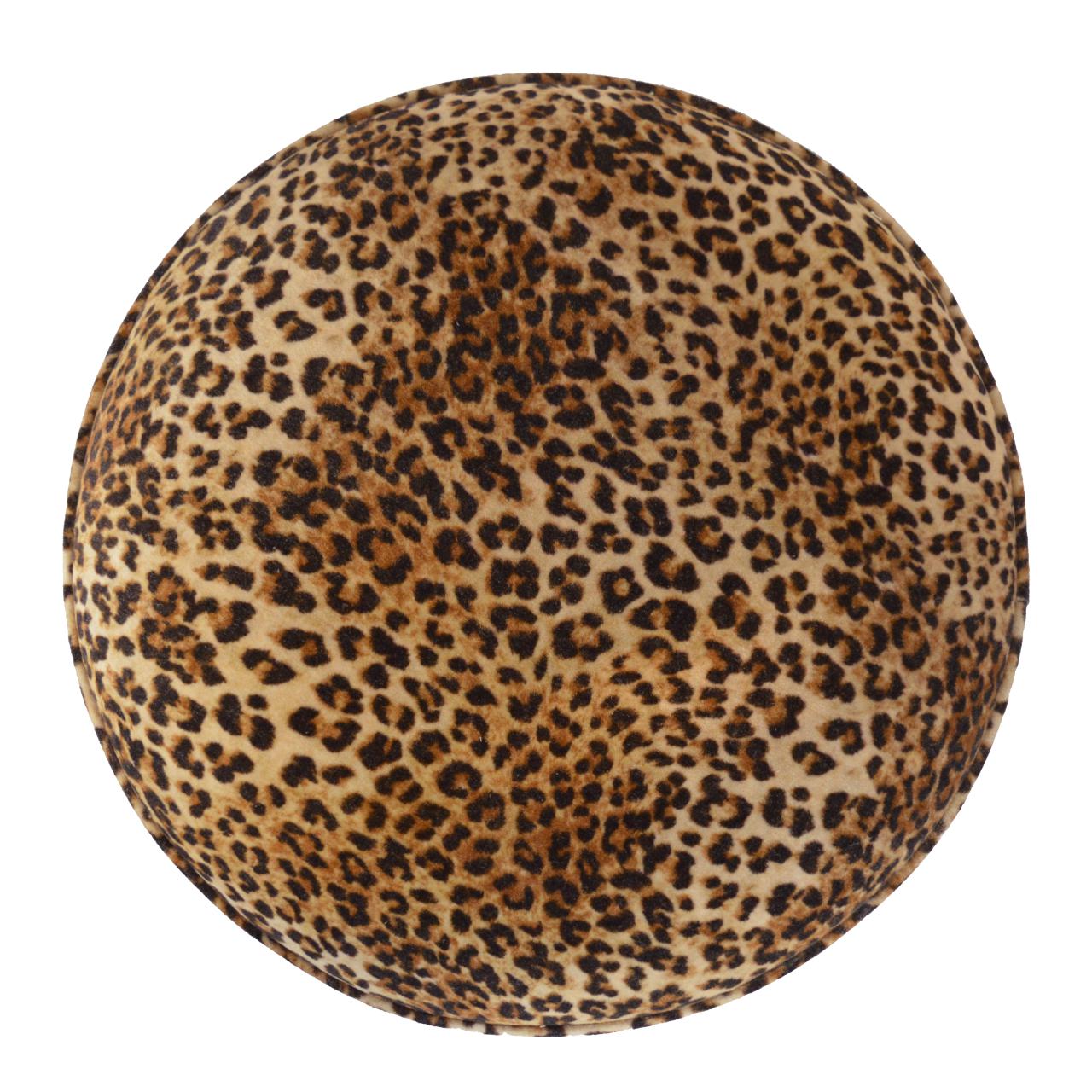 Leopard Nordic Style Solid Wood Footstool