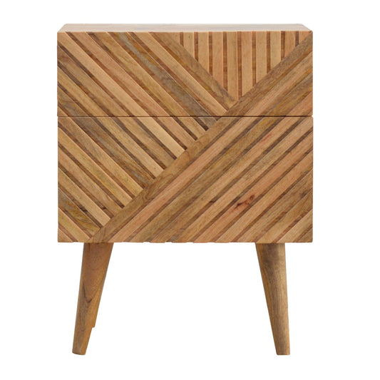 Lille 2 Drawer Bedside by Artisan Furniture