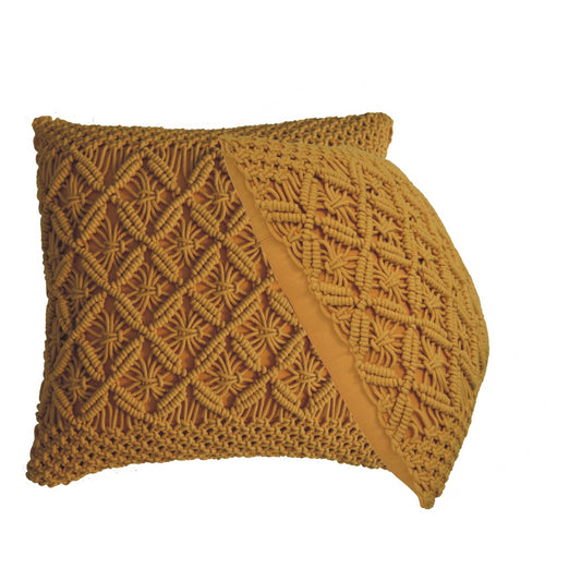 Lira Set of 2 Mustard Cushion