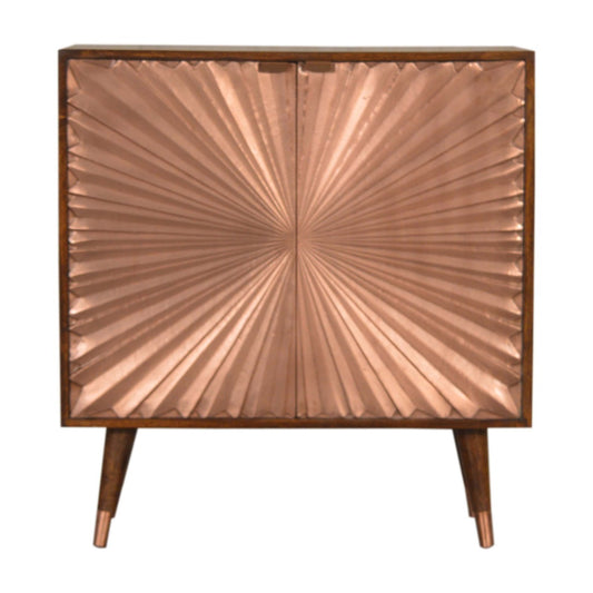 Manila Copper Solid Wood Cabinet