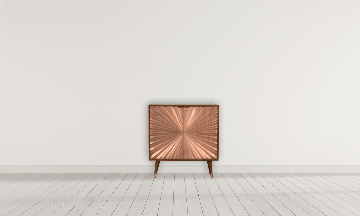 Manila Copper Solid Wood Cabinet