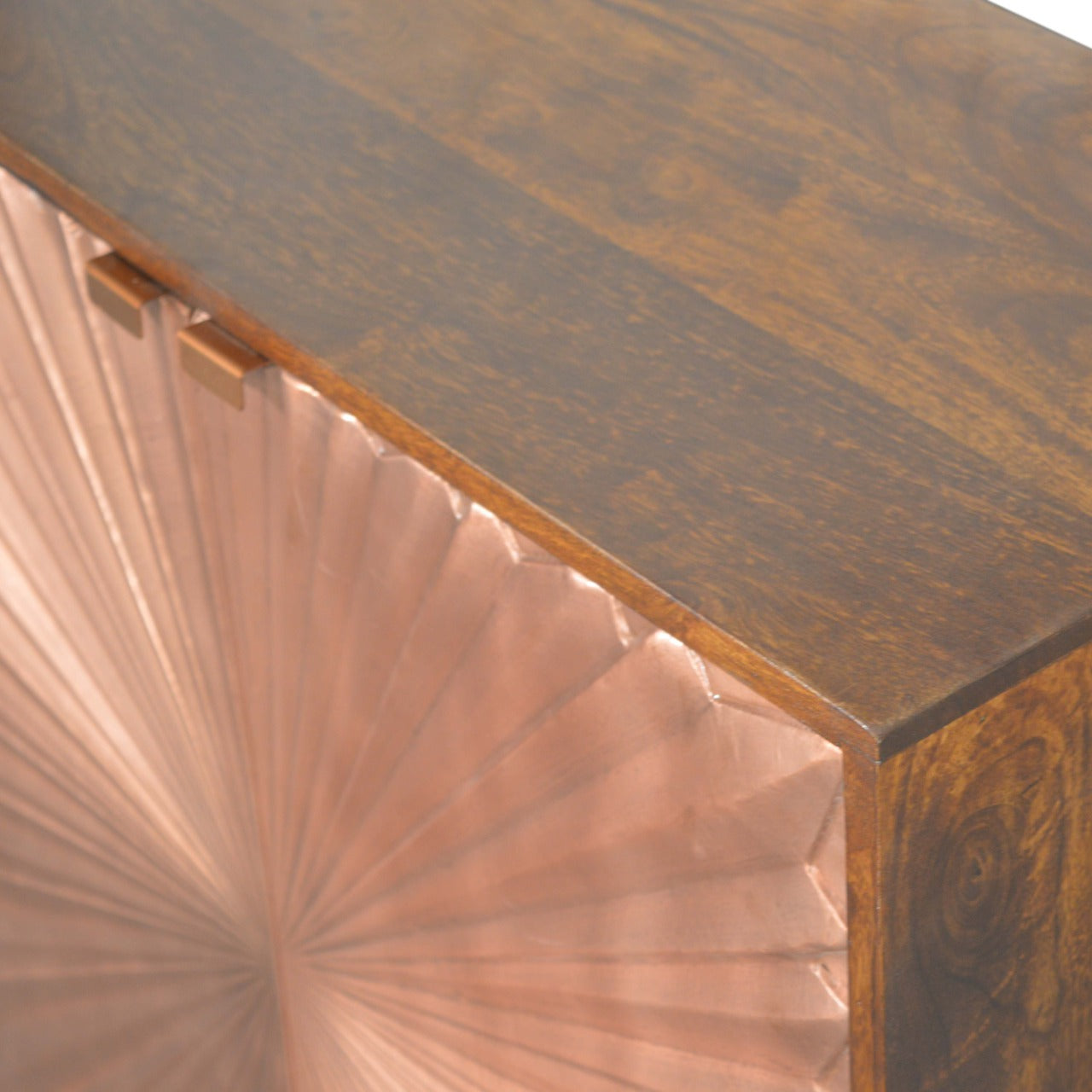 Manila Copper Solid Wood Cabinet