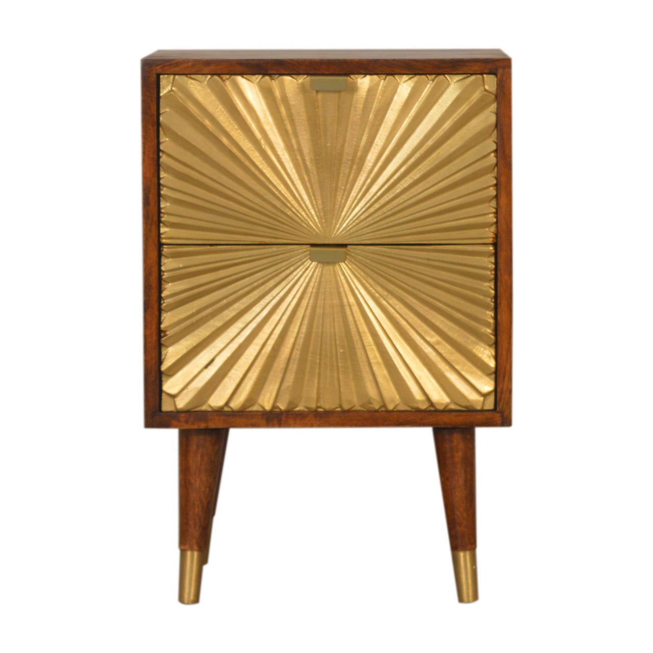 Manila Gold Solid Wood Bedside