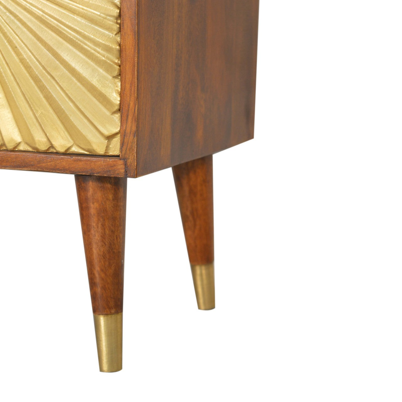 Manila Gold Solid Wood Bedside