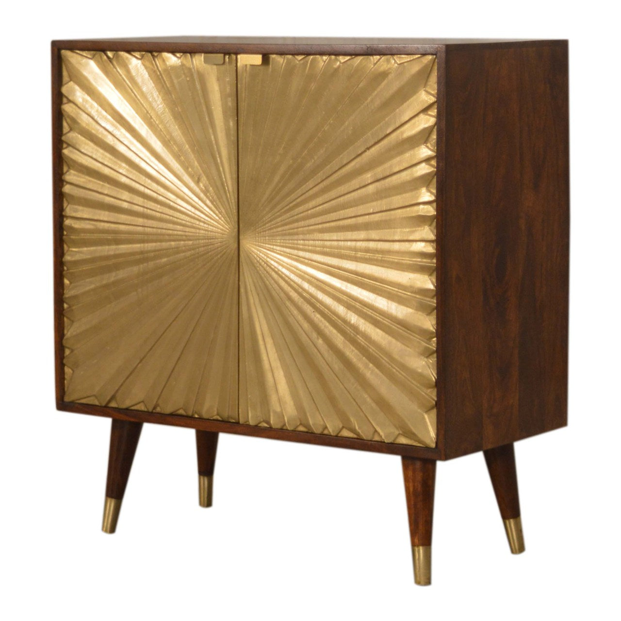 Manila Gold Solid Wood Cabinet