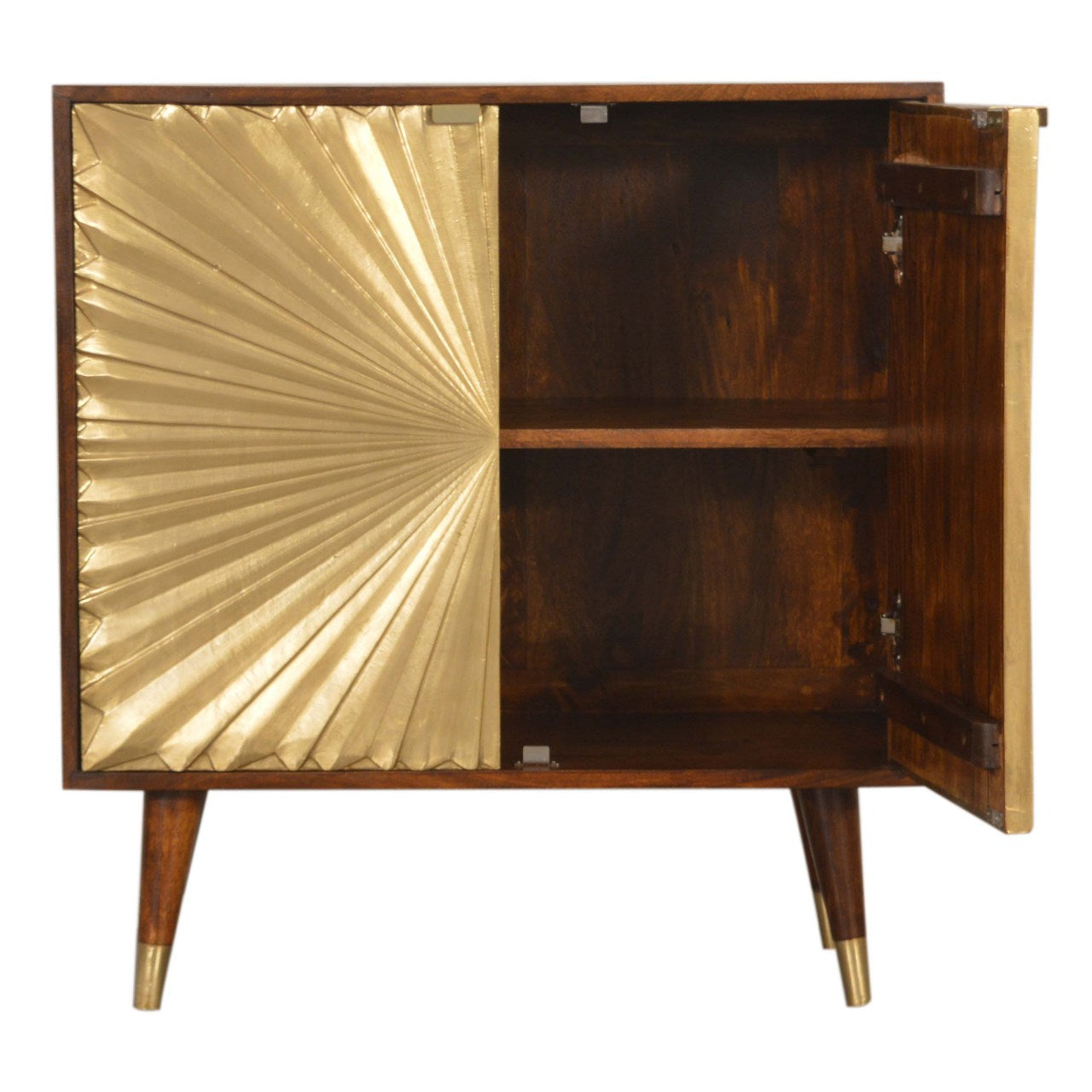 Manila Gold Solid Wood Cabinet
