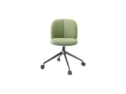 Italian Upholstered Office Chair with Castors | Mentha Pop 2725 by S•CAB