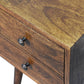 Mini 2 Drawer Chestnut Solid Wood Bedside