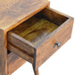 Mini 2 Drawer Chestnut Solid Wood Bedside