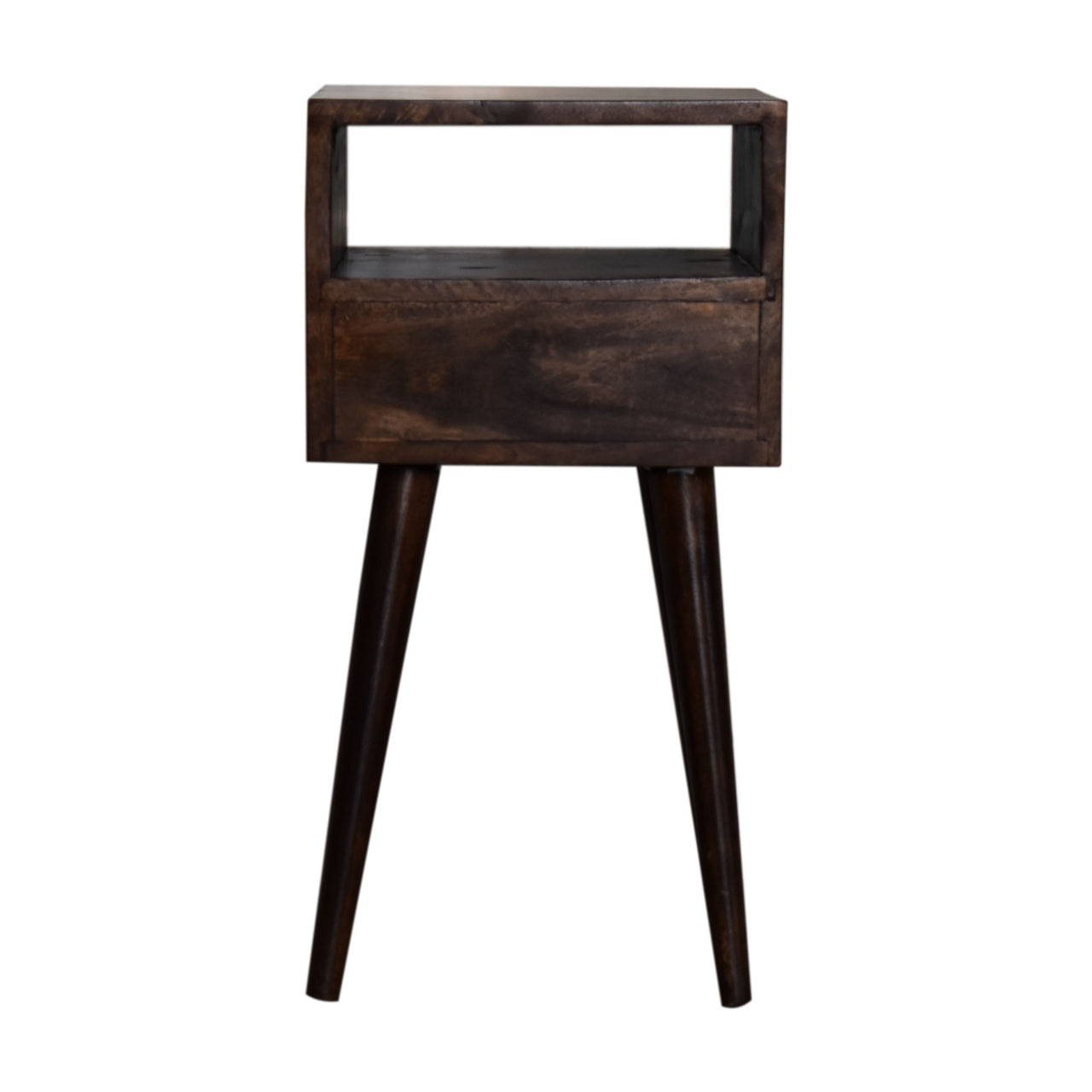 Mini Solid Wood Walnut Bedside