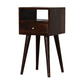 Mini Solid Wood Walnut Bedside