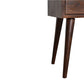 Mini Solid Wood Walnut Bedside