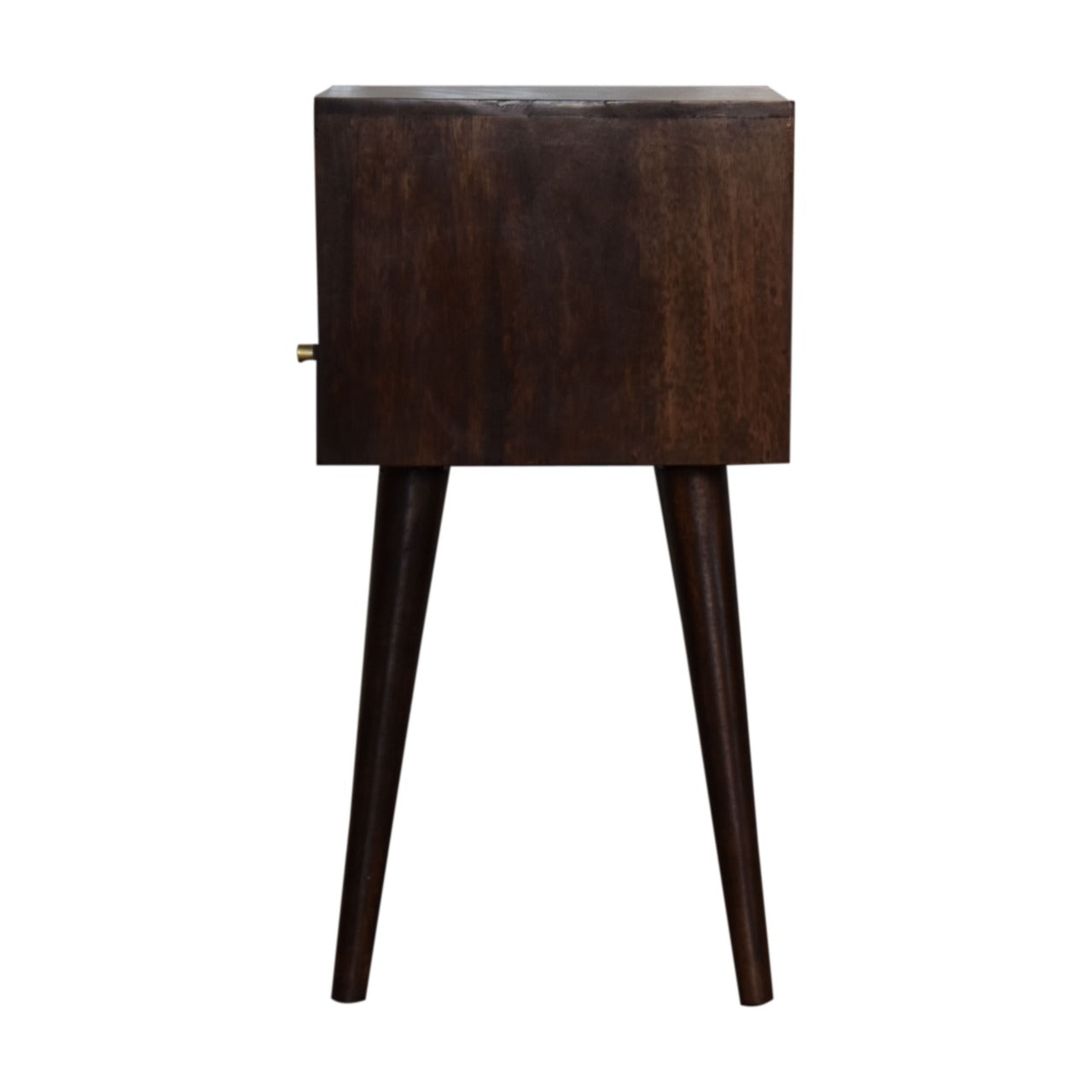 Mini Solid Wood Walnut Bedside