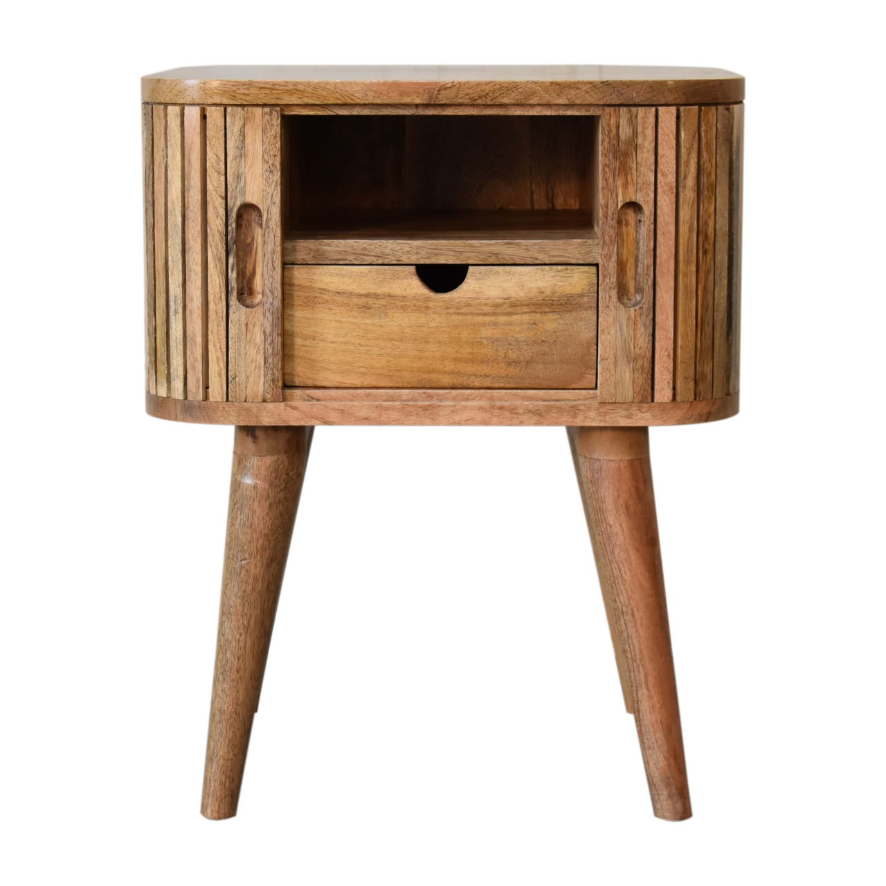 Artisan Mokka Wooden Bedside