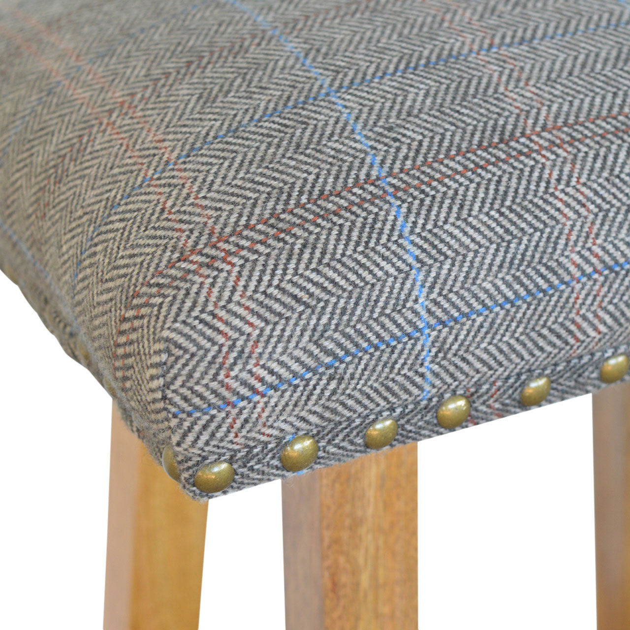 Multi Tweed Bar Stool by Artisan Furniture