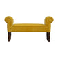 Mustard Velvet Bench by Artisan Furniture