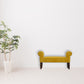 Mustard Velvet Bench by Artisan Furniture