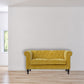 Mustard Velvet Chesterfield Sofa by Artisan Furniture