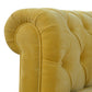 Mustard Velvet Chesterfield Sofa by Artisan Furniture