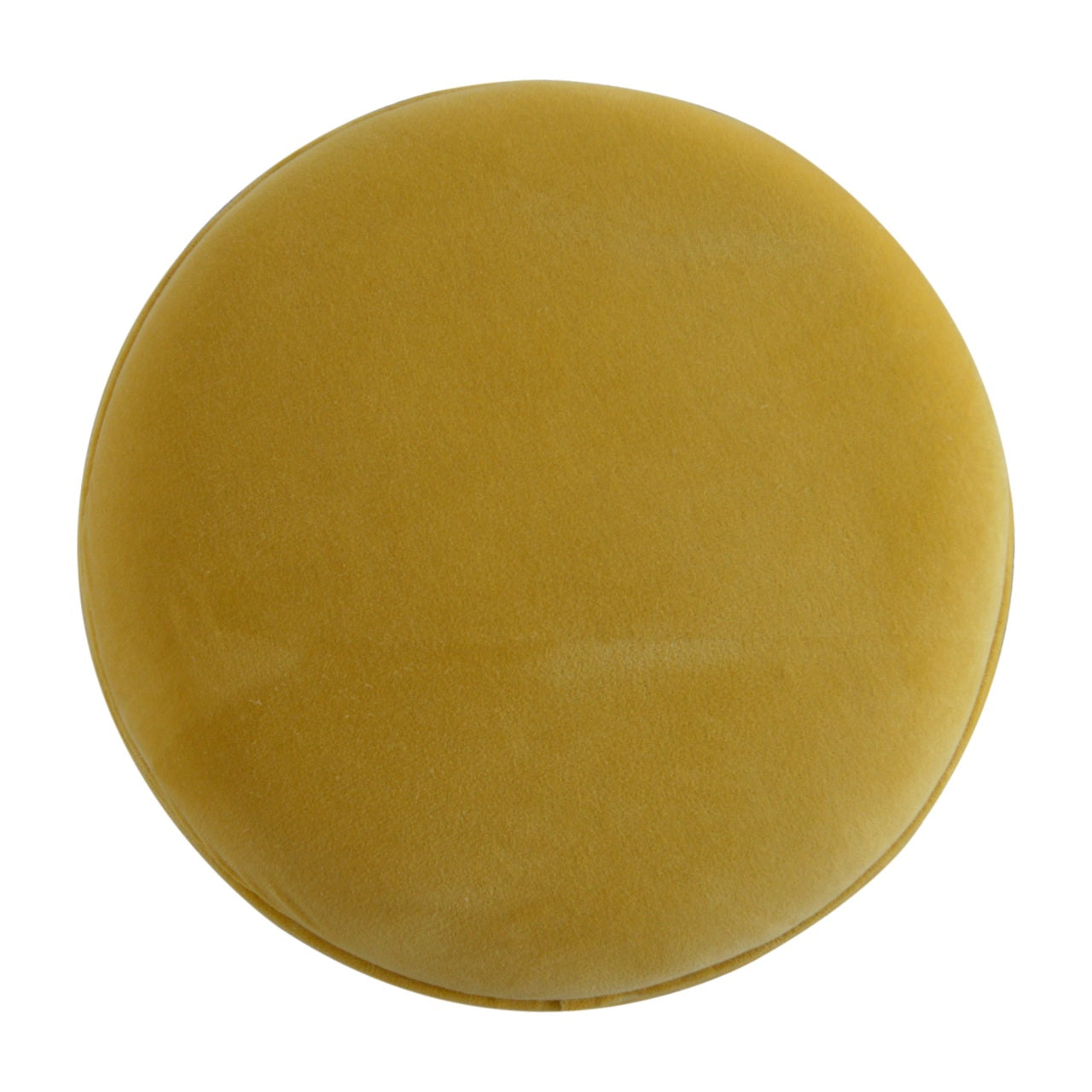 Mustard Velvet Nordic Style Solid Wood Footstool