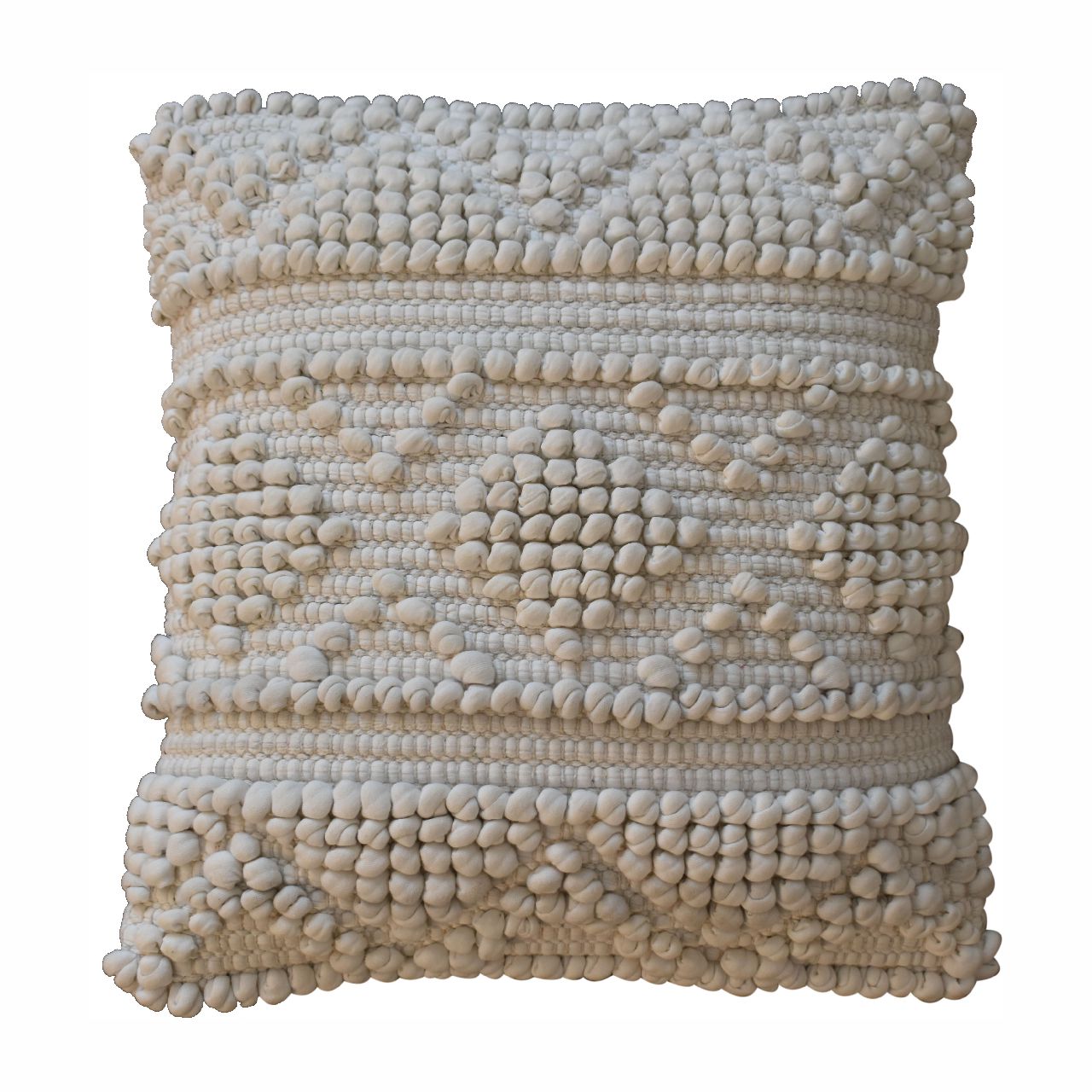 Nola Set of 2 Natural White Cushion