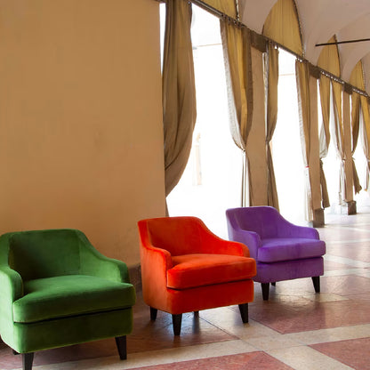 Nor Orange Armchair by Domingo Salotti