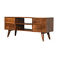 Nordic Chestnut Solid Wood Entertainment Unit