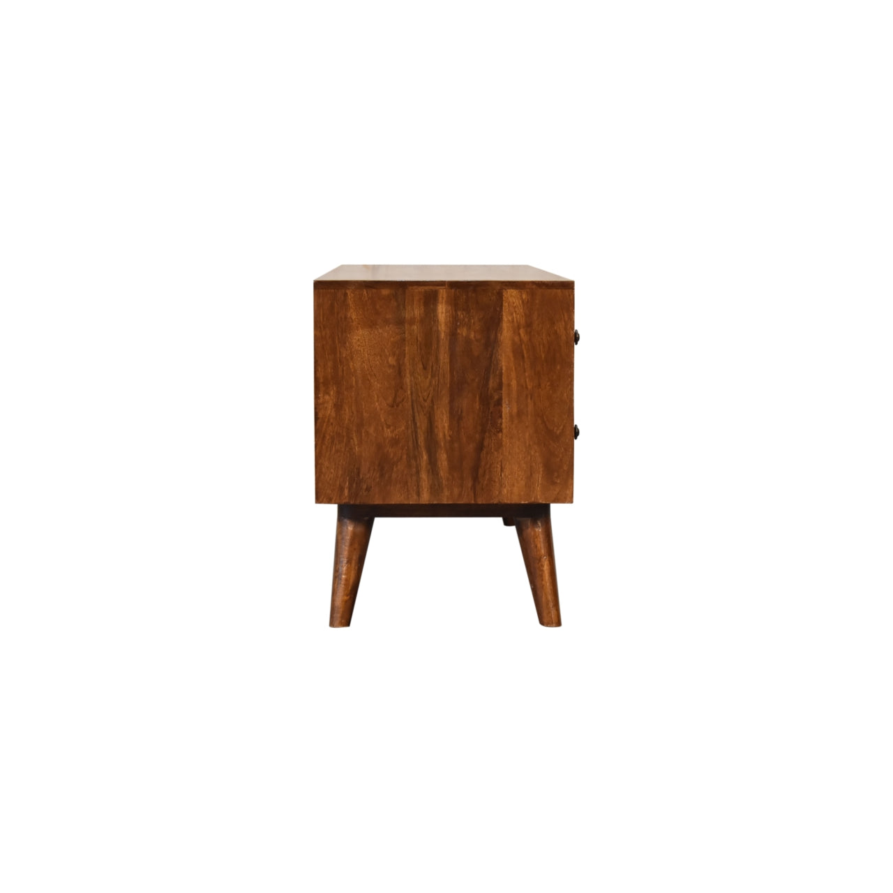 Nordic Chestnut Solid Wood Entertainment Unit