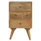 Nordic Style 4 Drawer Multi Bedside by Artisan Furniture