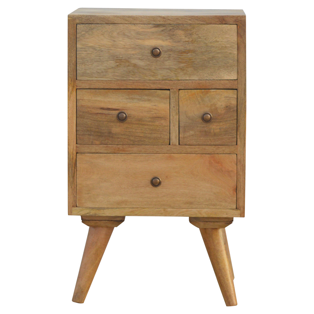 Nordic Style 4 Drawer Multi Bedside by Artisan Furniture